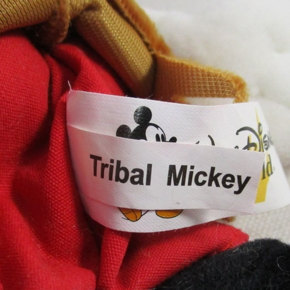 Walt Disney World Tribal Mickey Mouse 10" Plush Stuffed Toy, Limited Ed. - Picture 4 of 5